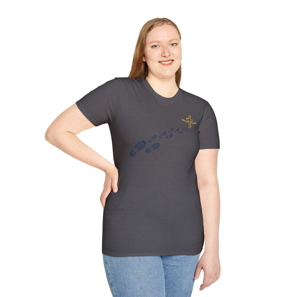 Follow Him Christian Runner T-Shirt