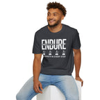 Endure: Strength in Every Step Christian Runner T-Shirt