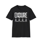 Endure: Strength in Every Step Christian Runner T-Shirt