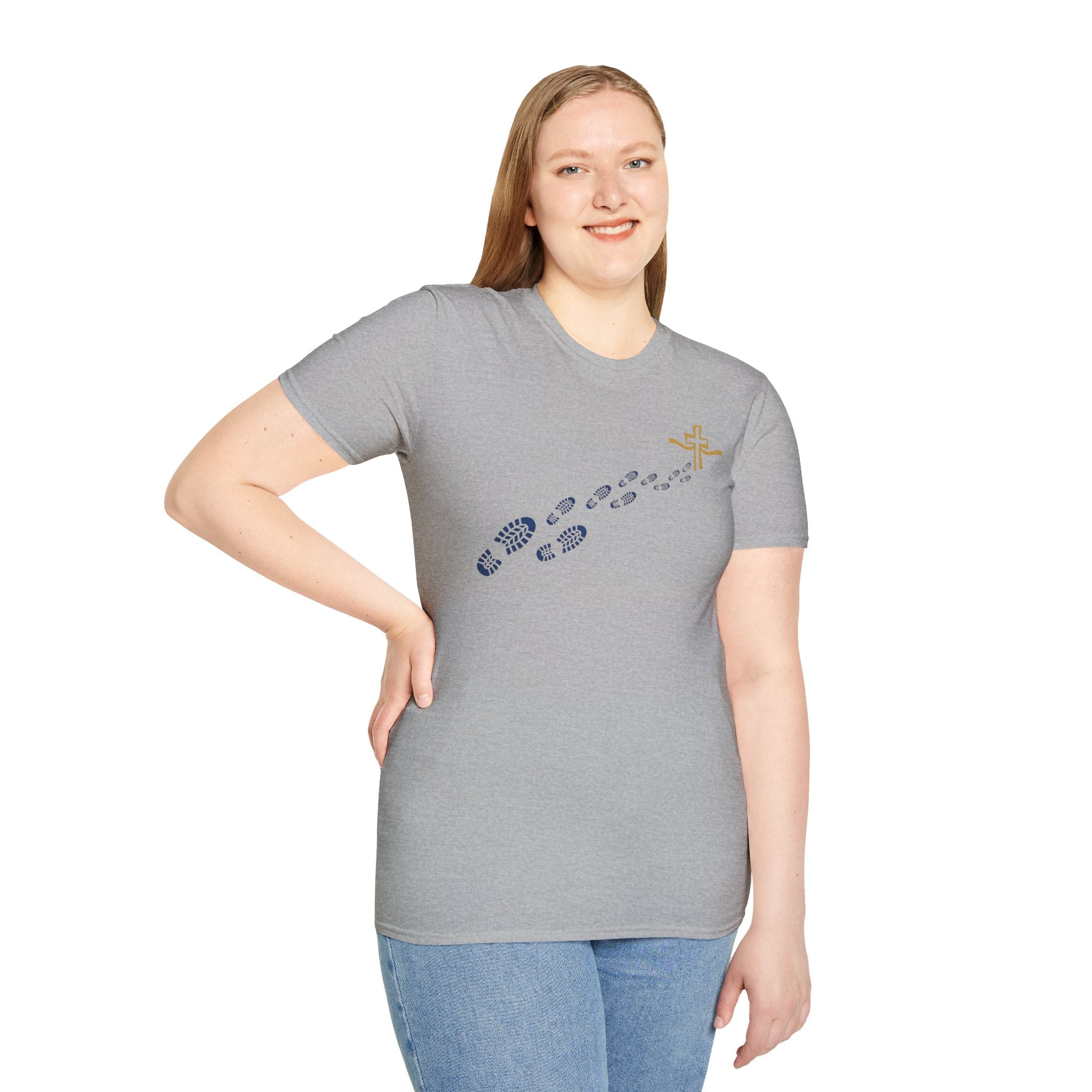 Follow Him Christian Runner T-Shirt