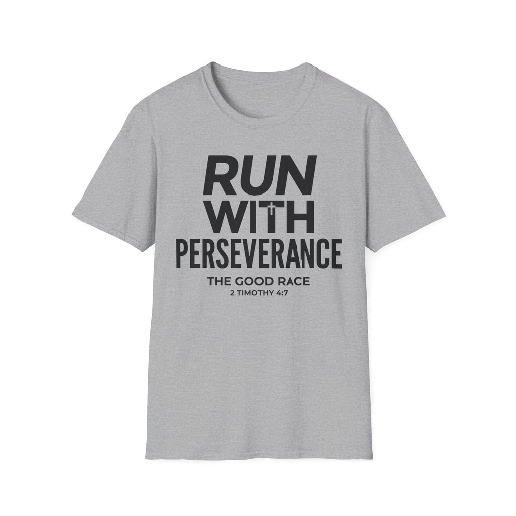 Run With Perseverance Christian Runner T-Shirt