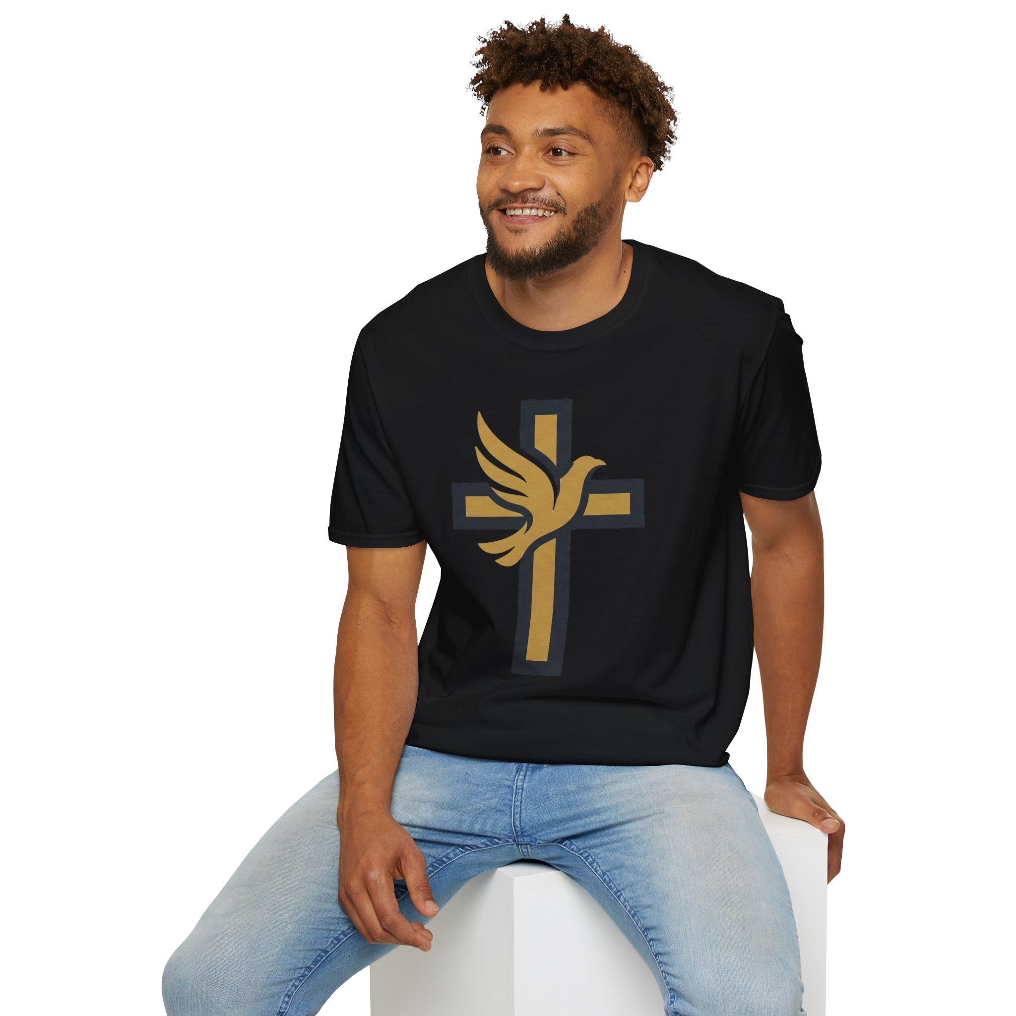 Cross & Dove Christian Runner T-Shirt