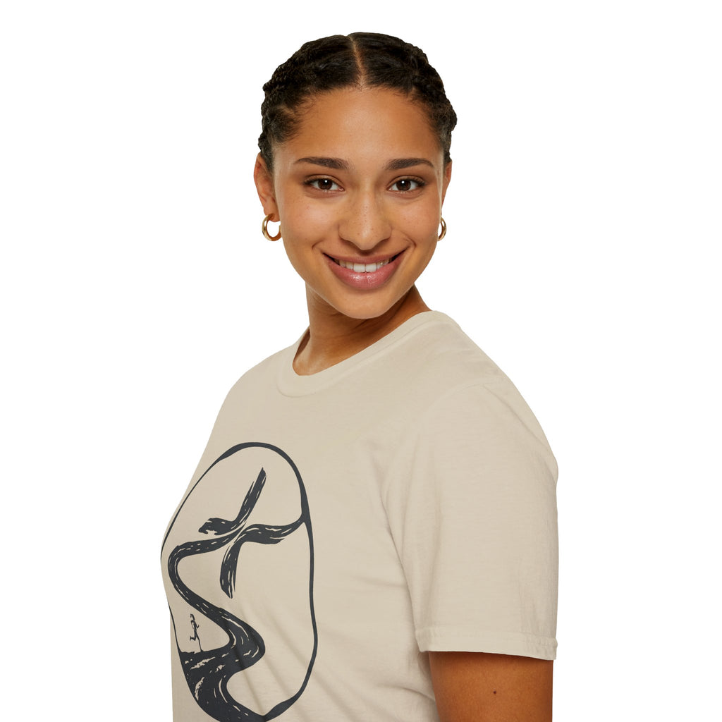 Winding Road to the Cross Christian Runner T-Shirt (Female)