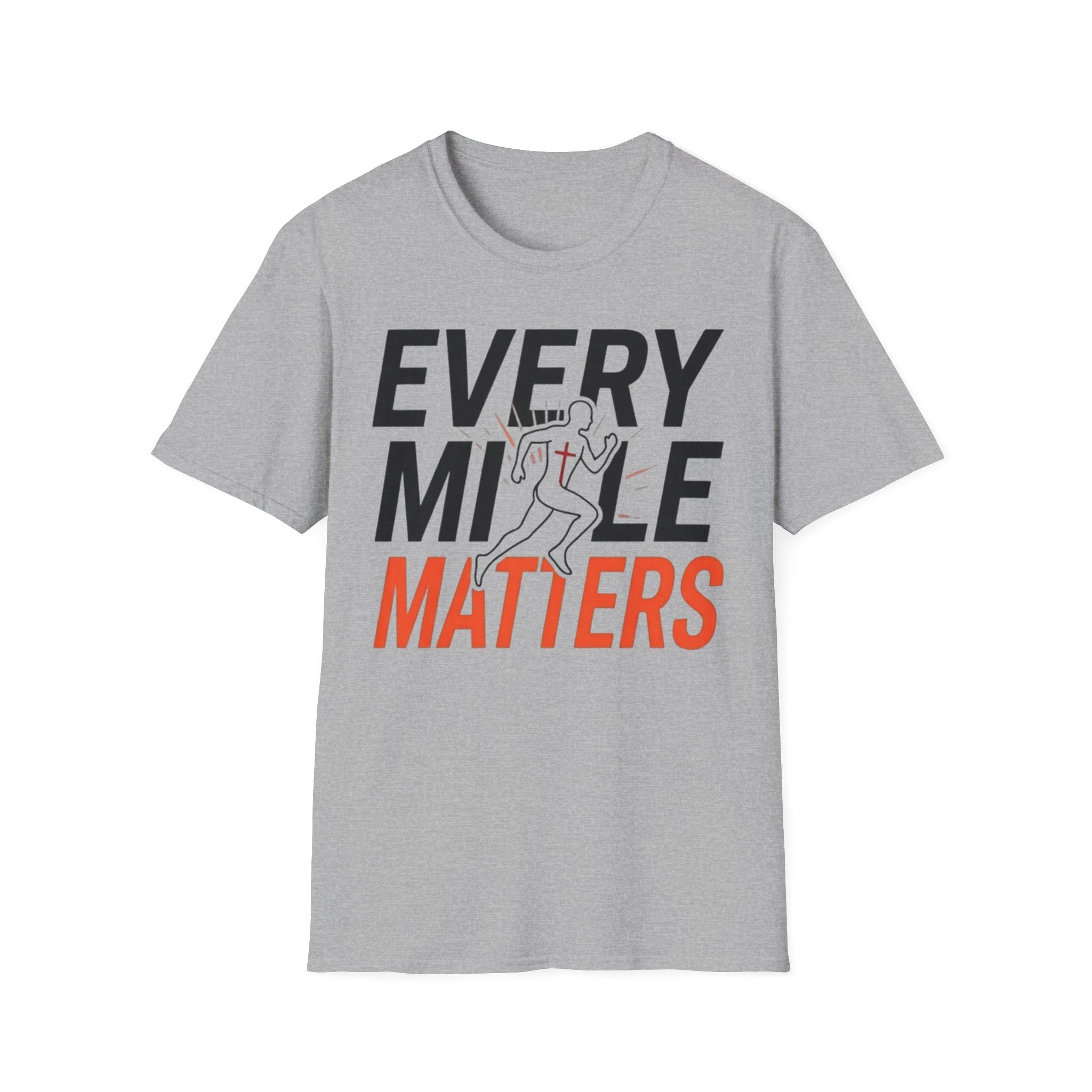 Every Mile Matters Christian Runner T-Shirt (Male)
