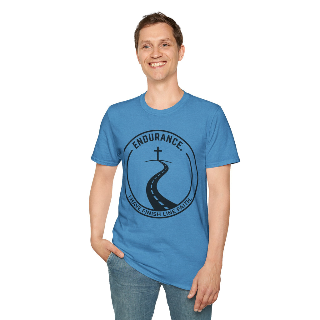 Endurance - I Have Finish Line Faith Christian Runner T-Shirt