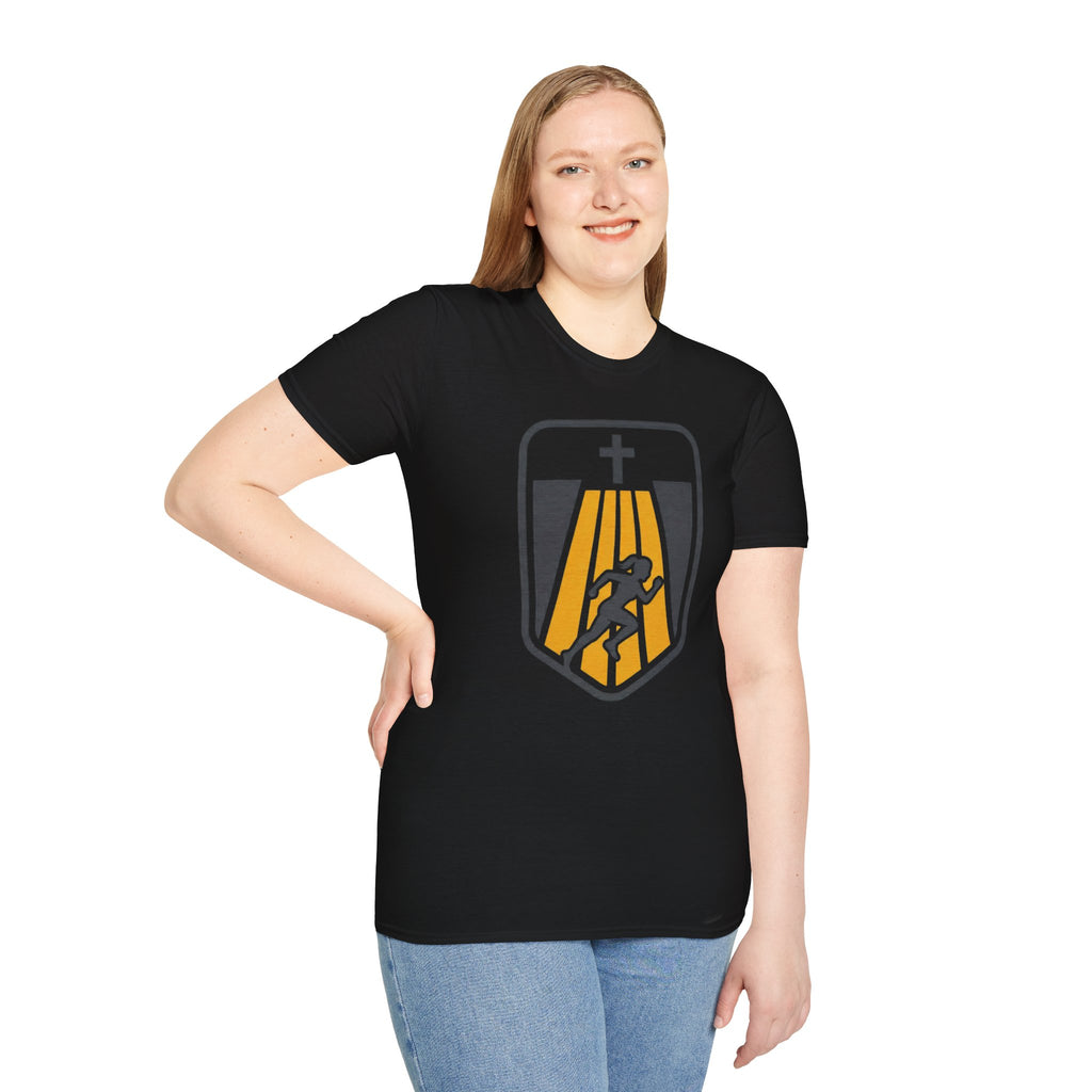 Faithful Start Christian Runner T-Shirt (Female)