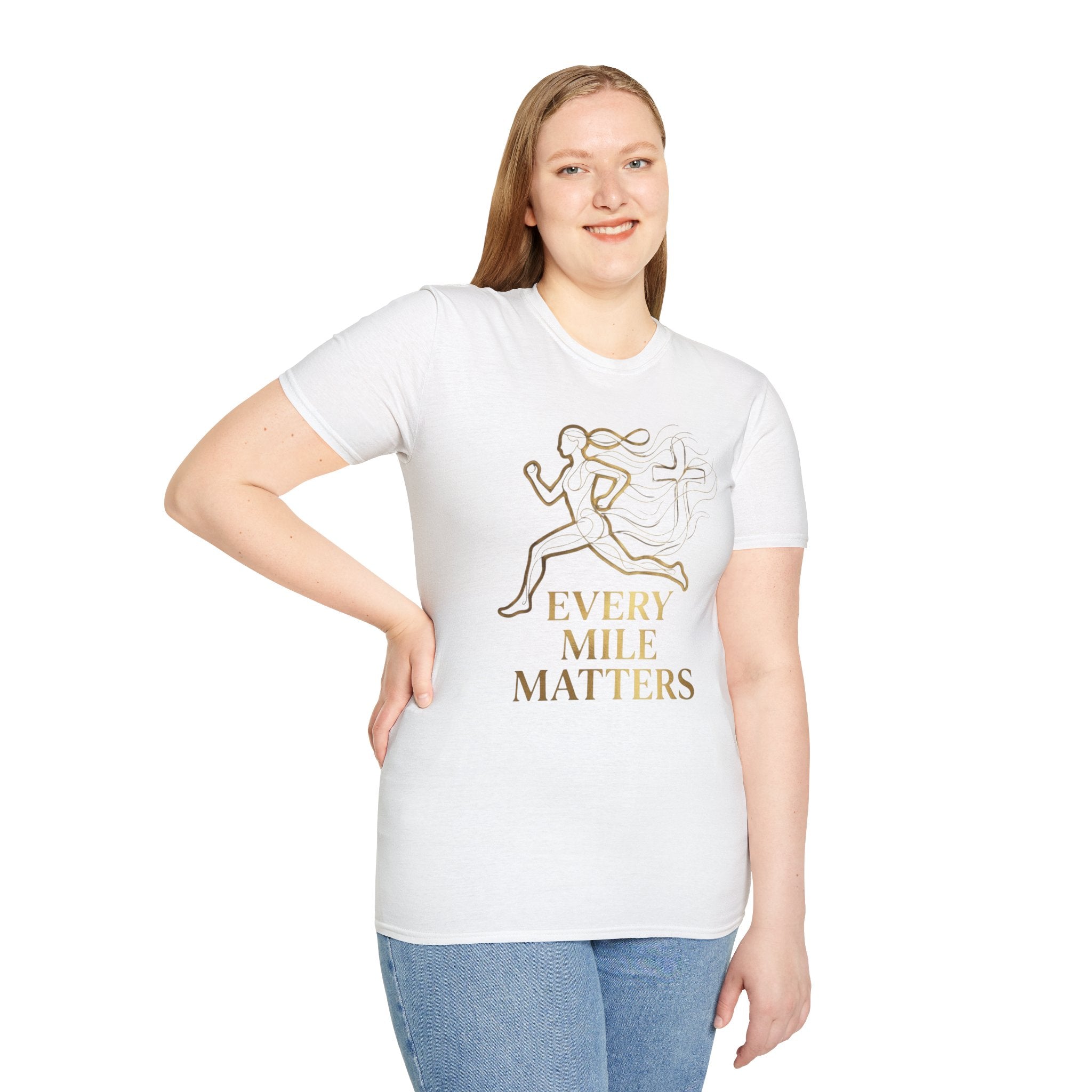 Every Mile Matters Christian Runner T-Shirt (Female)