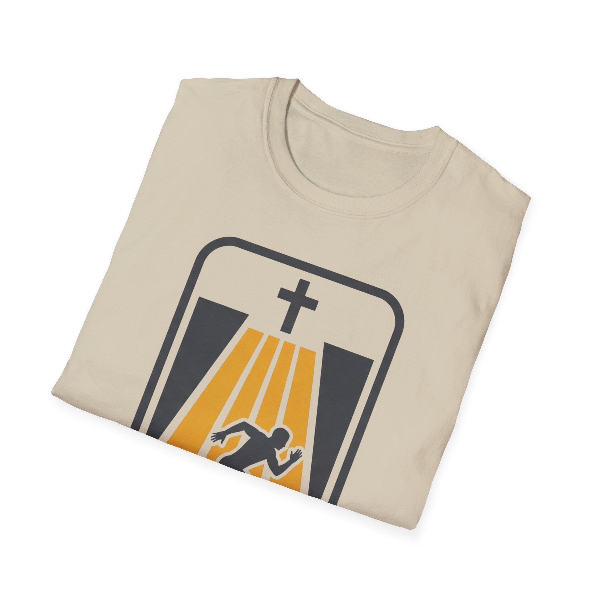 Faithful Start Christian Runner T-Shirt (Male)