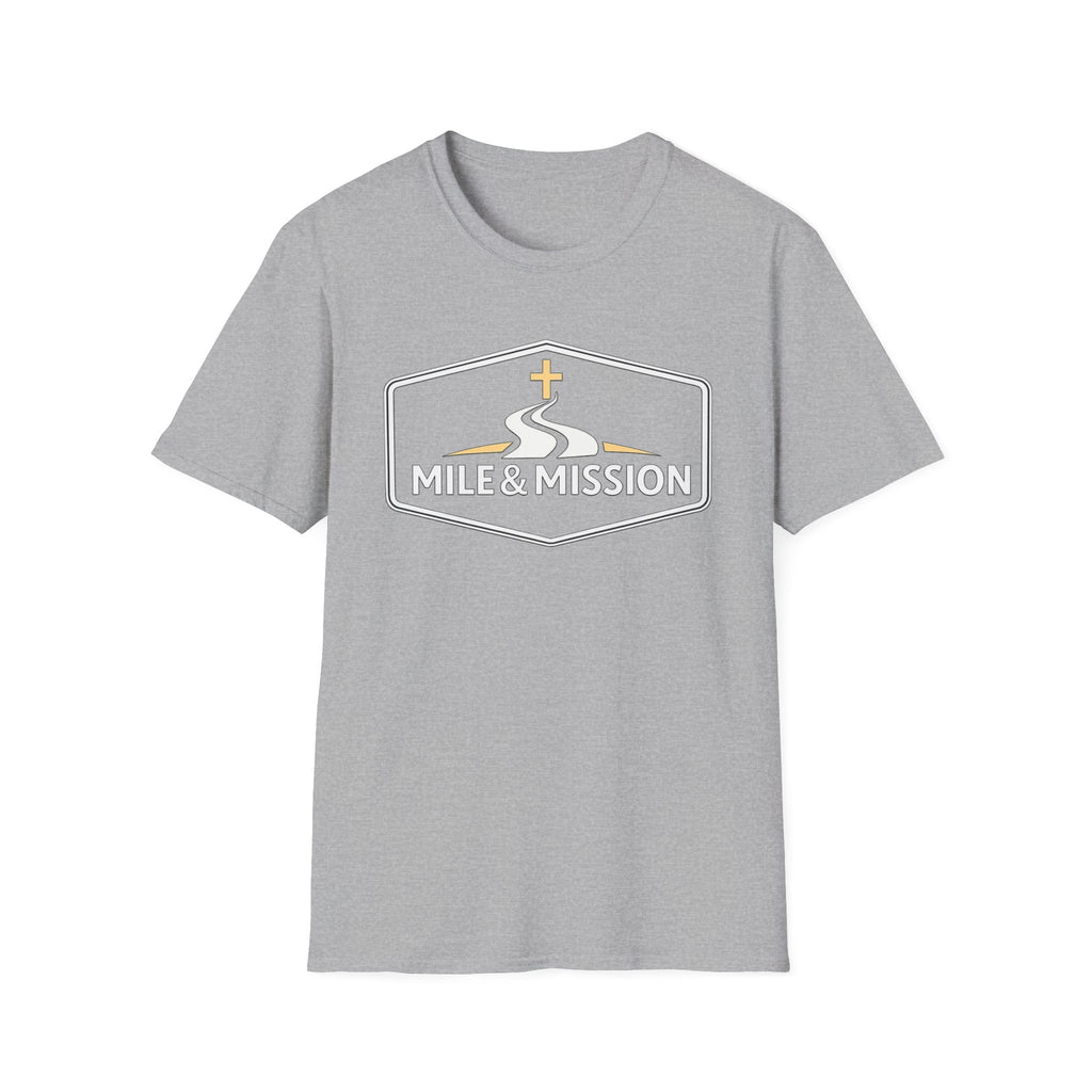 Mile & Mission Logo Christian Runner T-Shirt