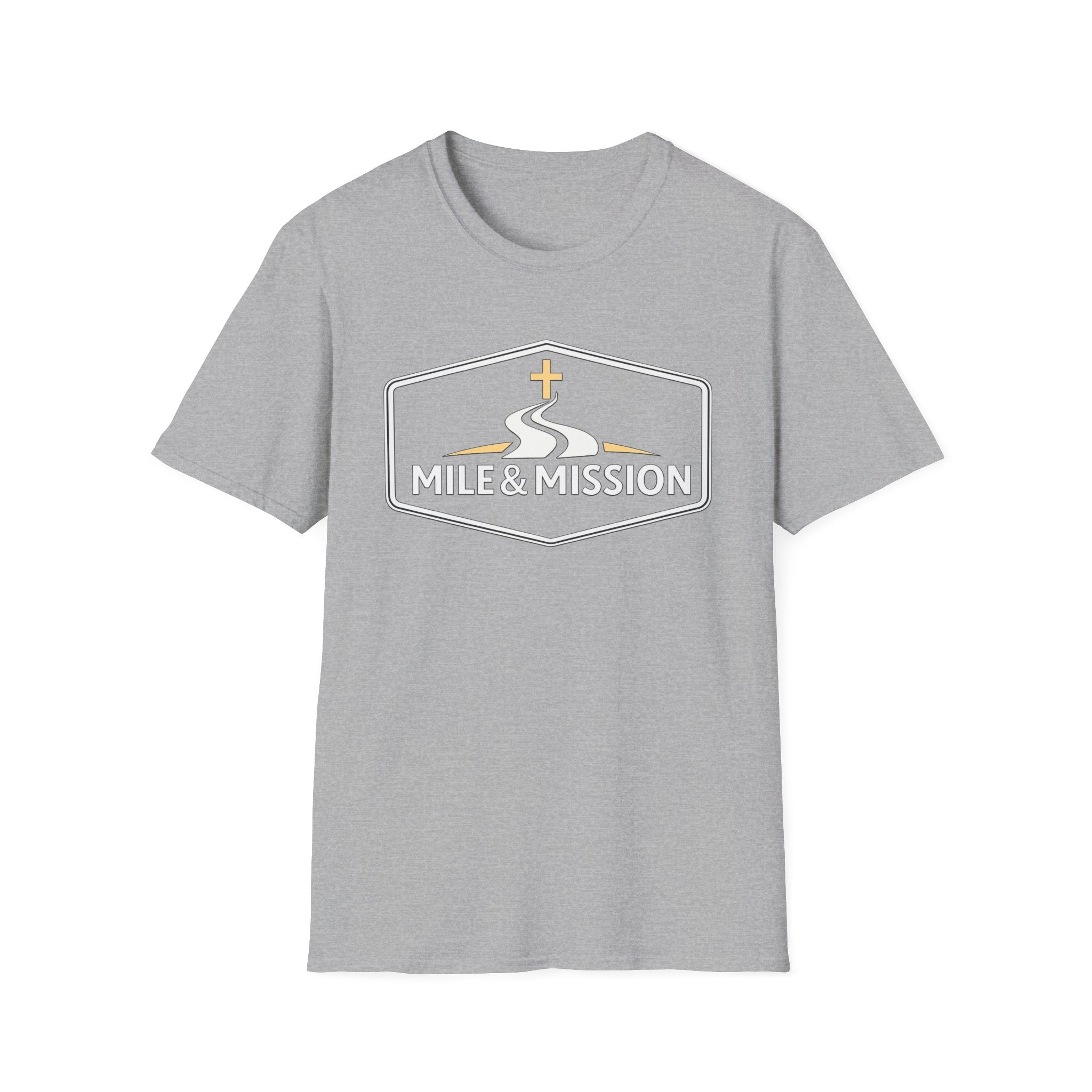Mile & Mission Logo Christian Runner T-Shirt