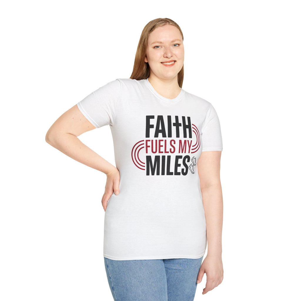 Faith Fuels My Miles Christian Runner T-Shirt