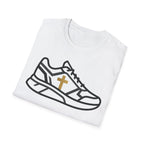With Me Every Stride Christian Runner T-Shirt