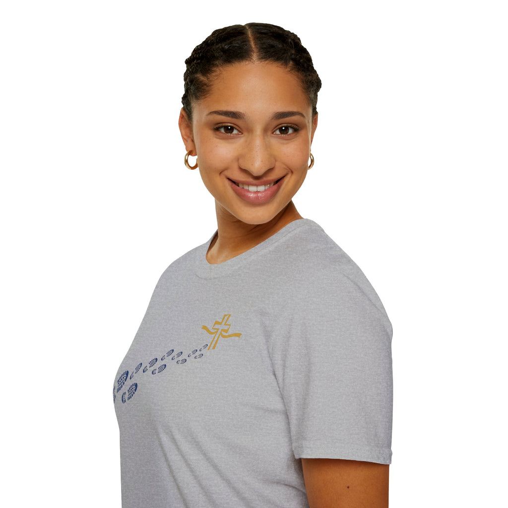 Follow Him Christian Runner T-Shirt