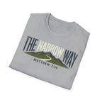 The Narrow Way - Matthew 7:14 Christian Runner T-Shirt