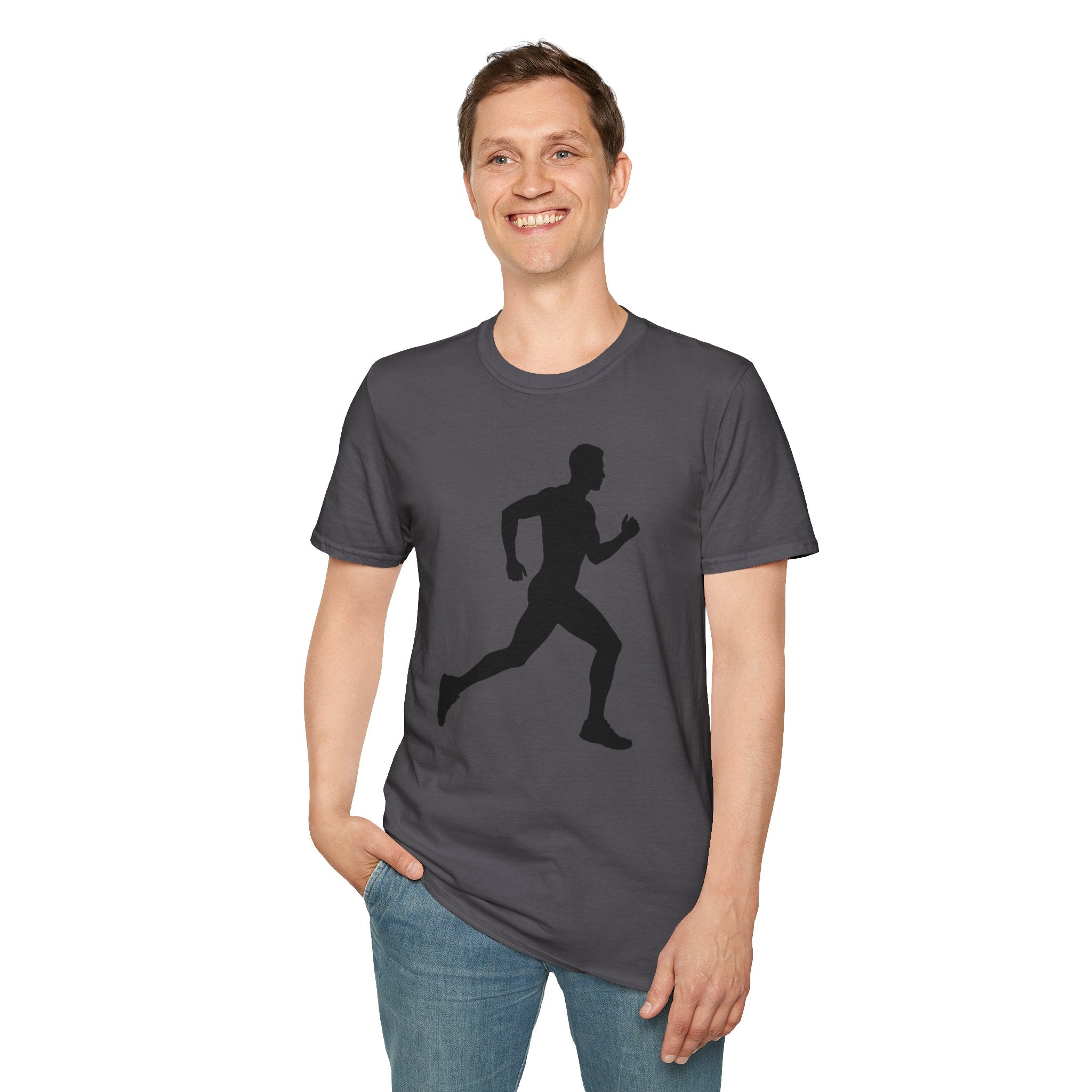 Just Run, Man Christian Runner T-Shirt