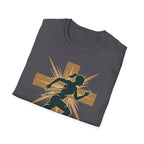 Cross Running Girl Christian Runner T-Shirt