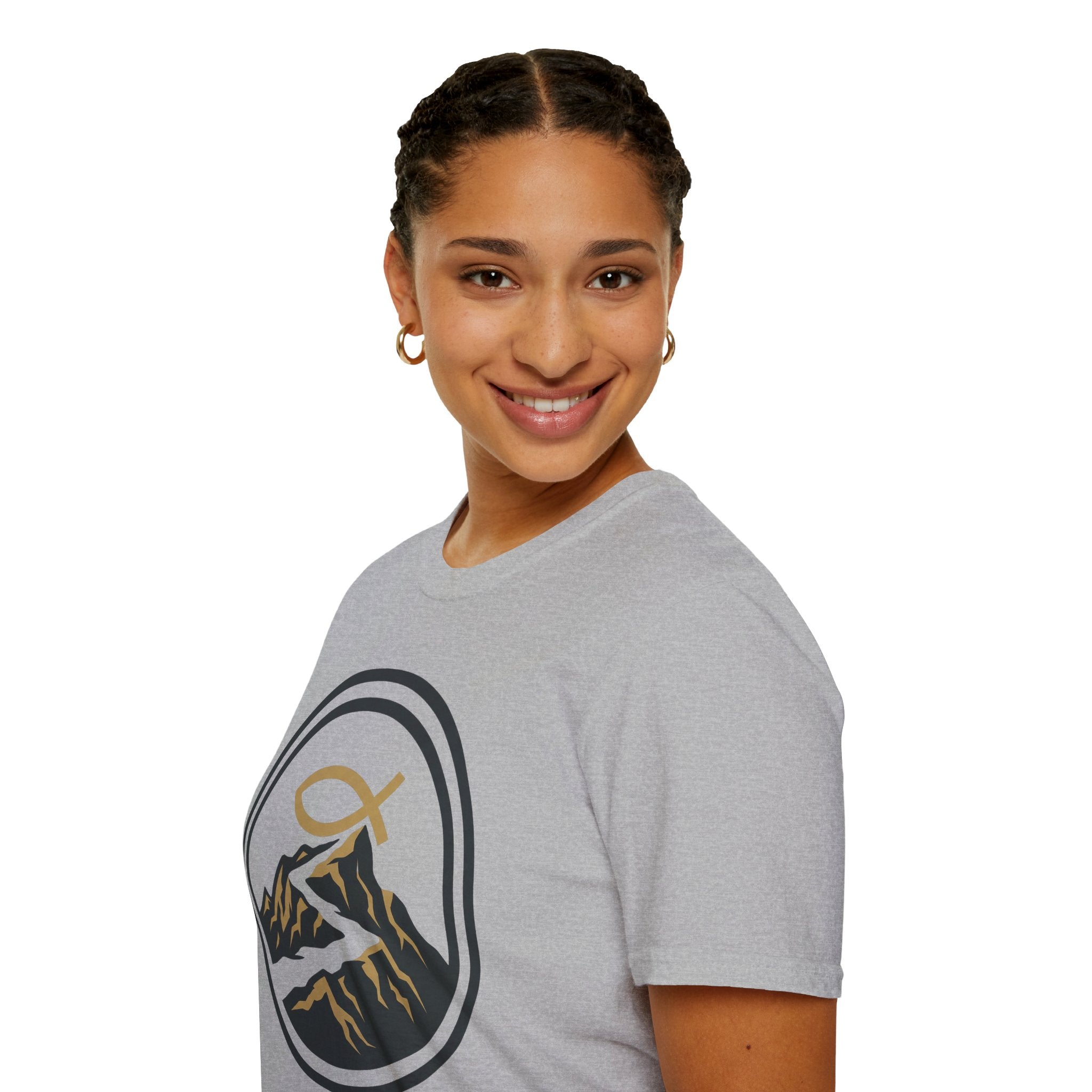 Trail Endurance Mountain Ichthys Christian Runner T-Shirt