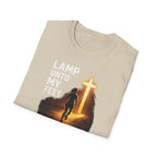 Lamp Unto My Feet - Light Unto My Path Christian Runner T-Shirt (Female)