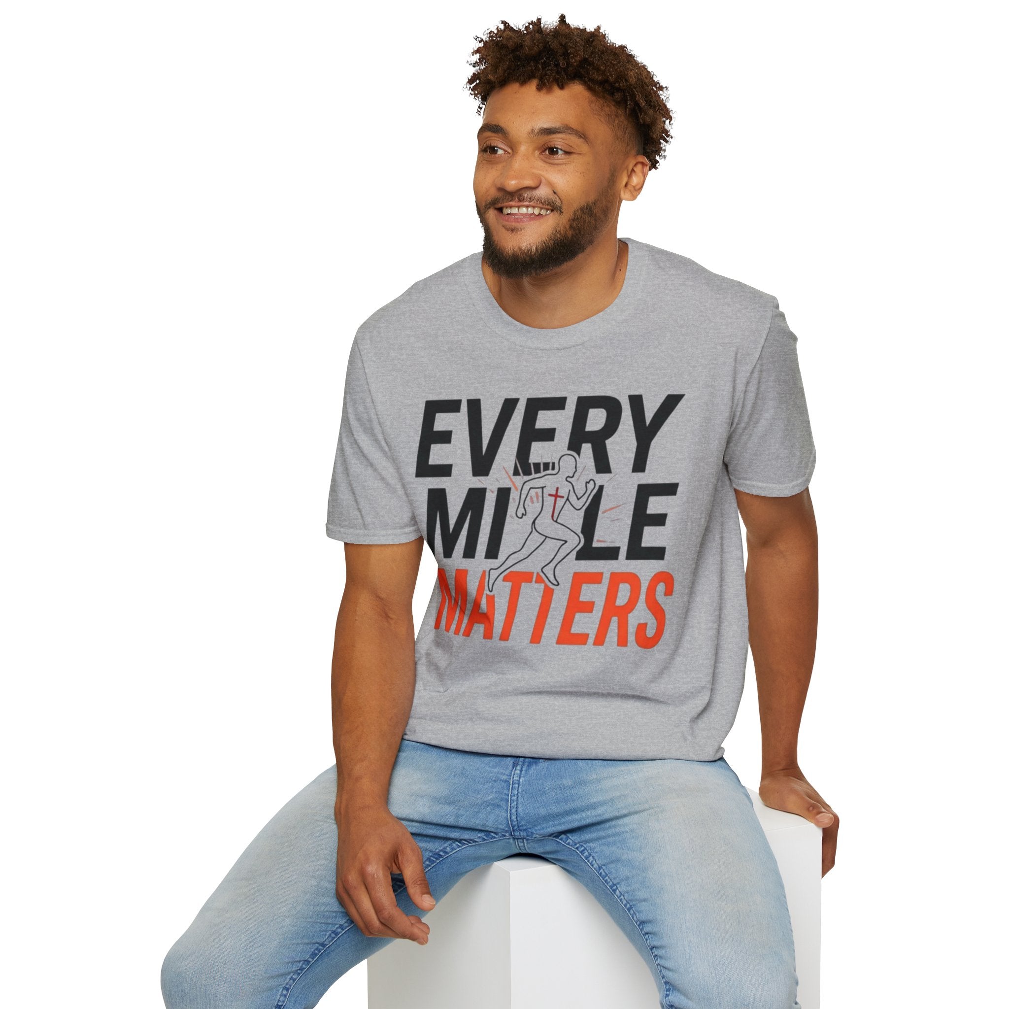Every Mile Matters Christian Runner T-Shirt (Male)