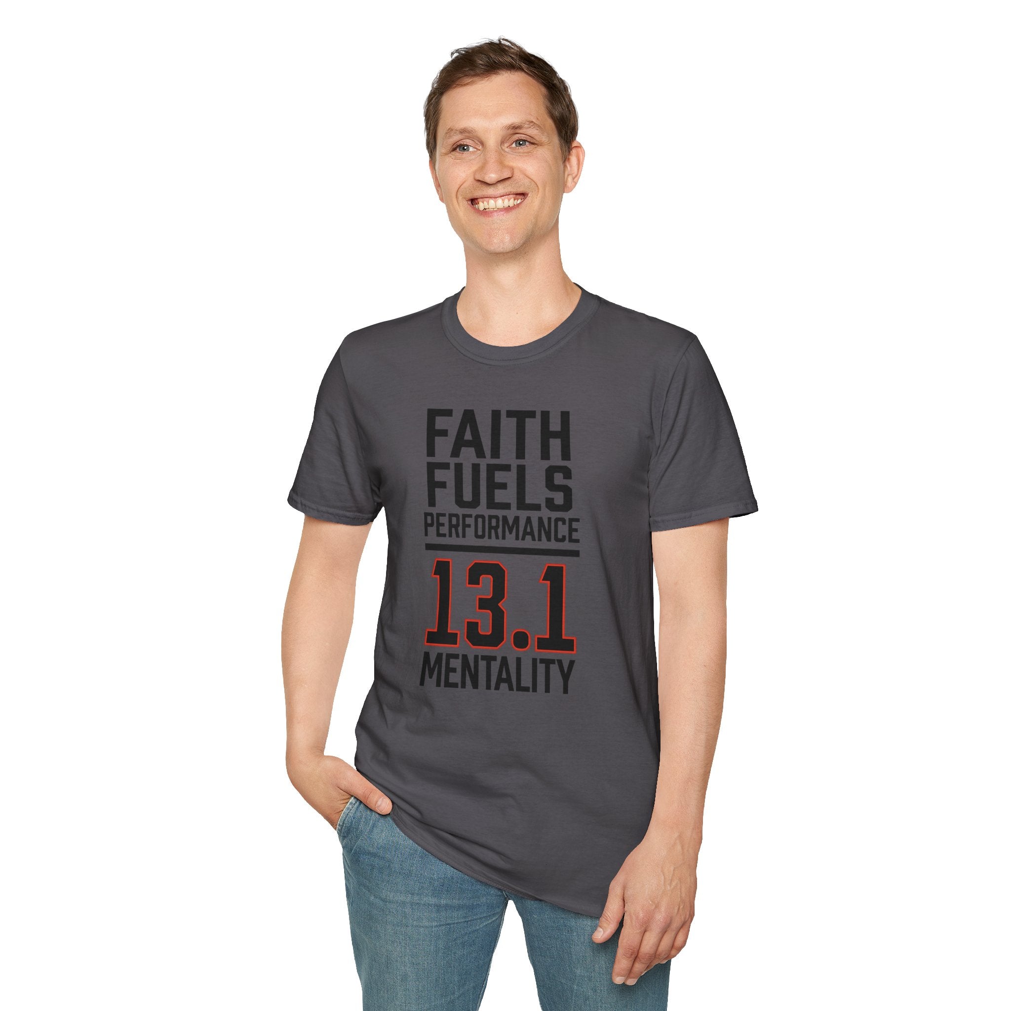 13.1 Faith Fuels Performance Christian Runner T-Shirt