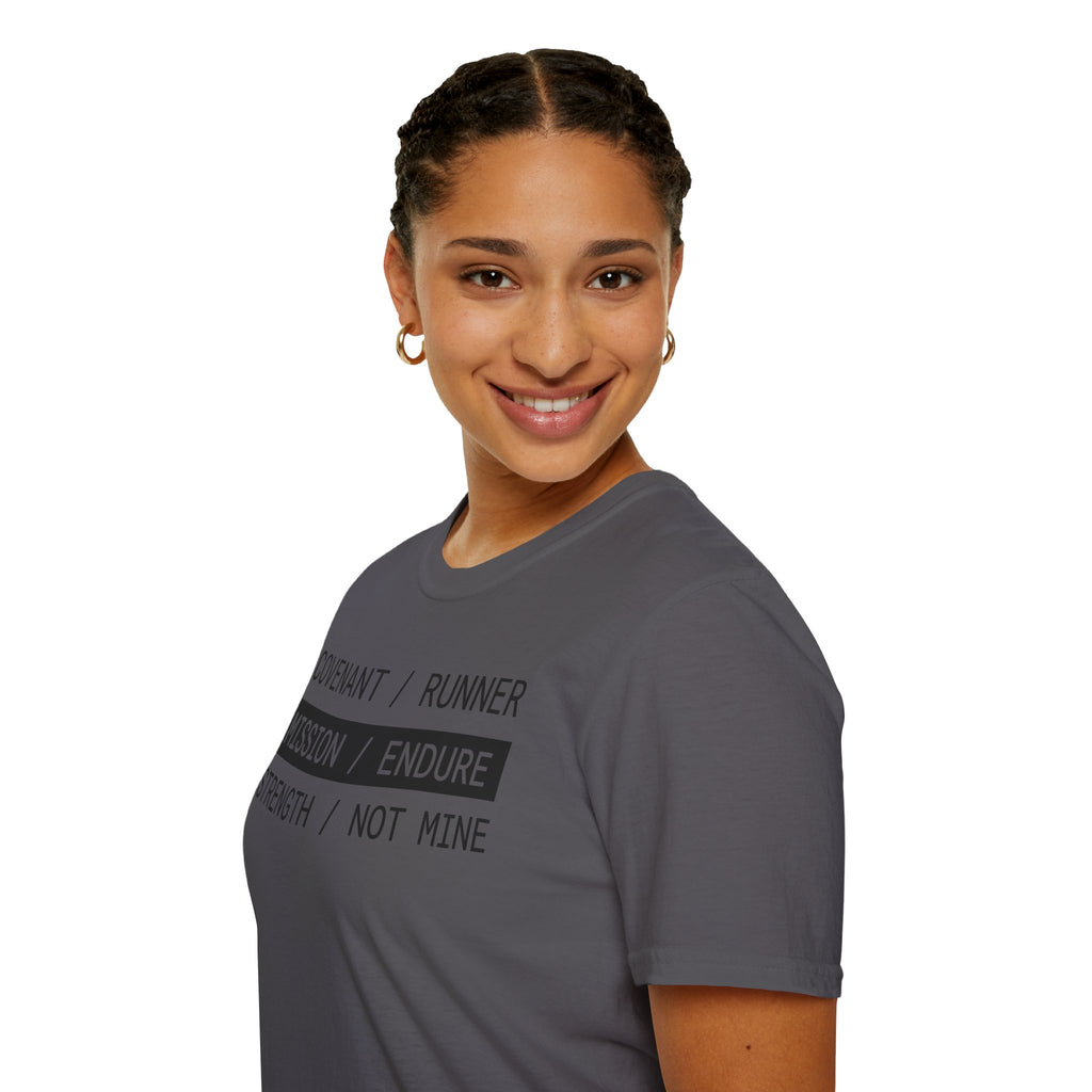 Mission Endure Christian Runner T-Shirt