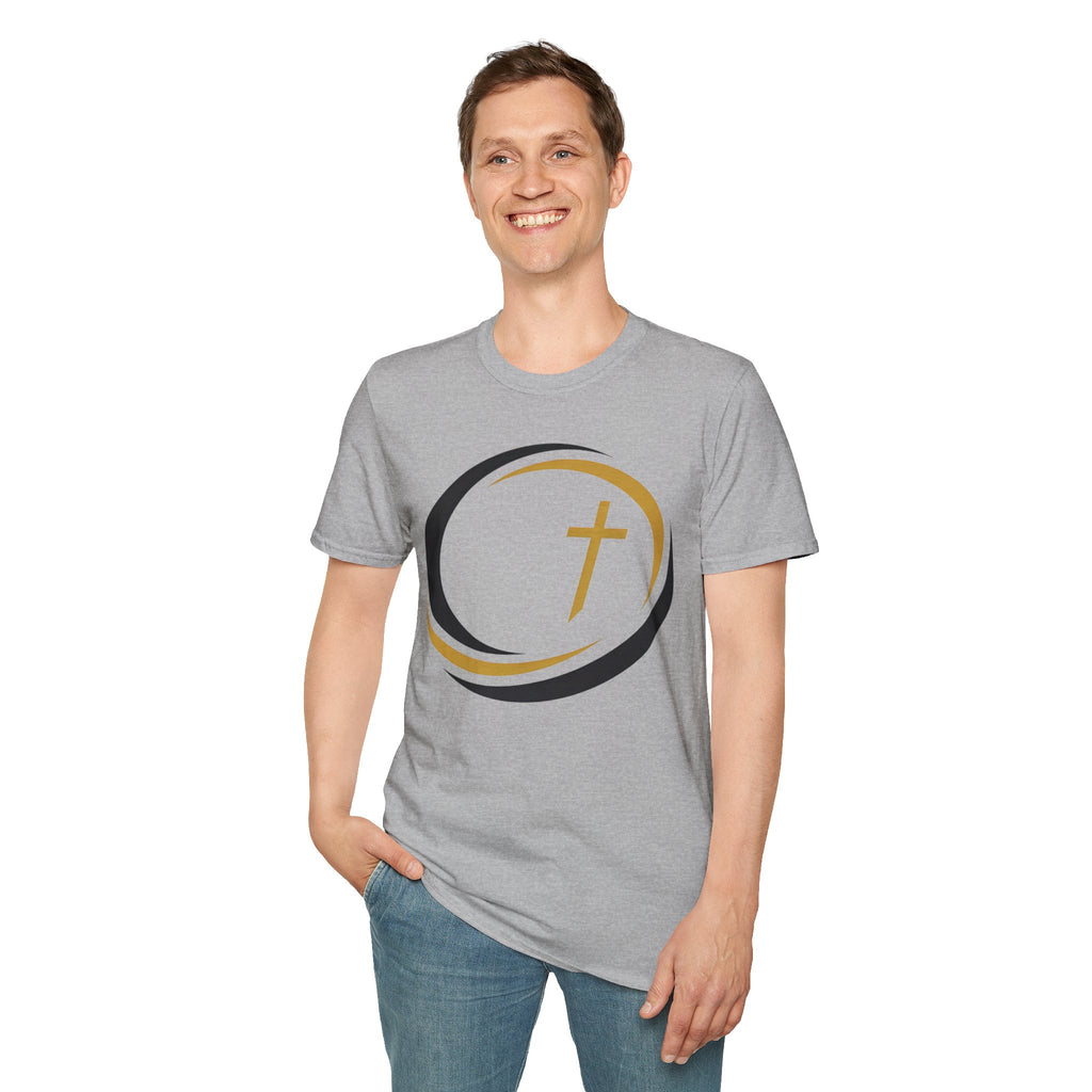 Halo Track Cross Christian Runner T-Shirt