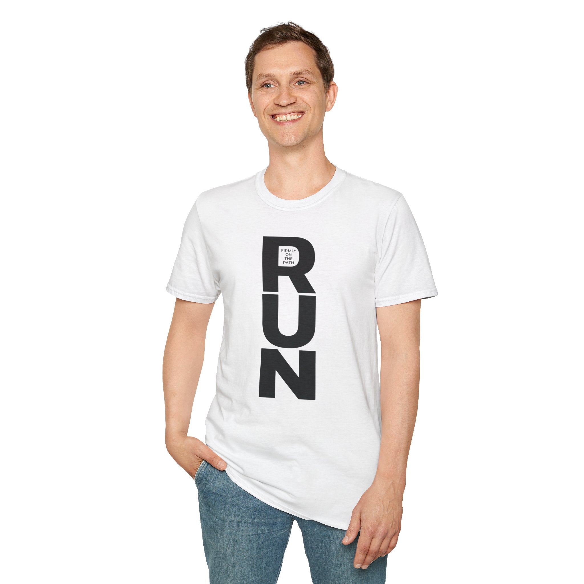 Run Firmly on the Path Christian Runner T-Shirt