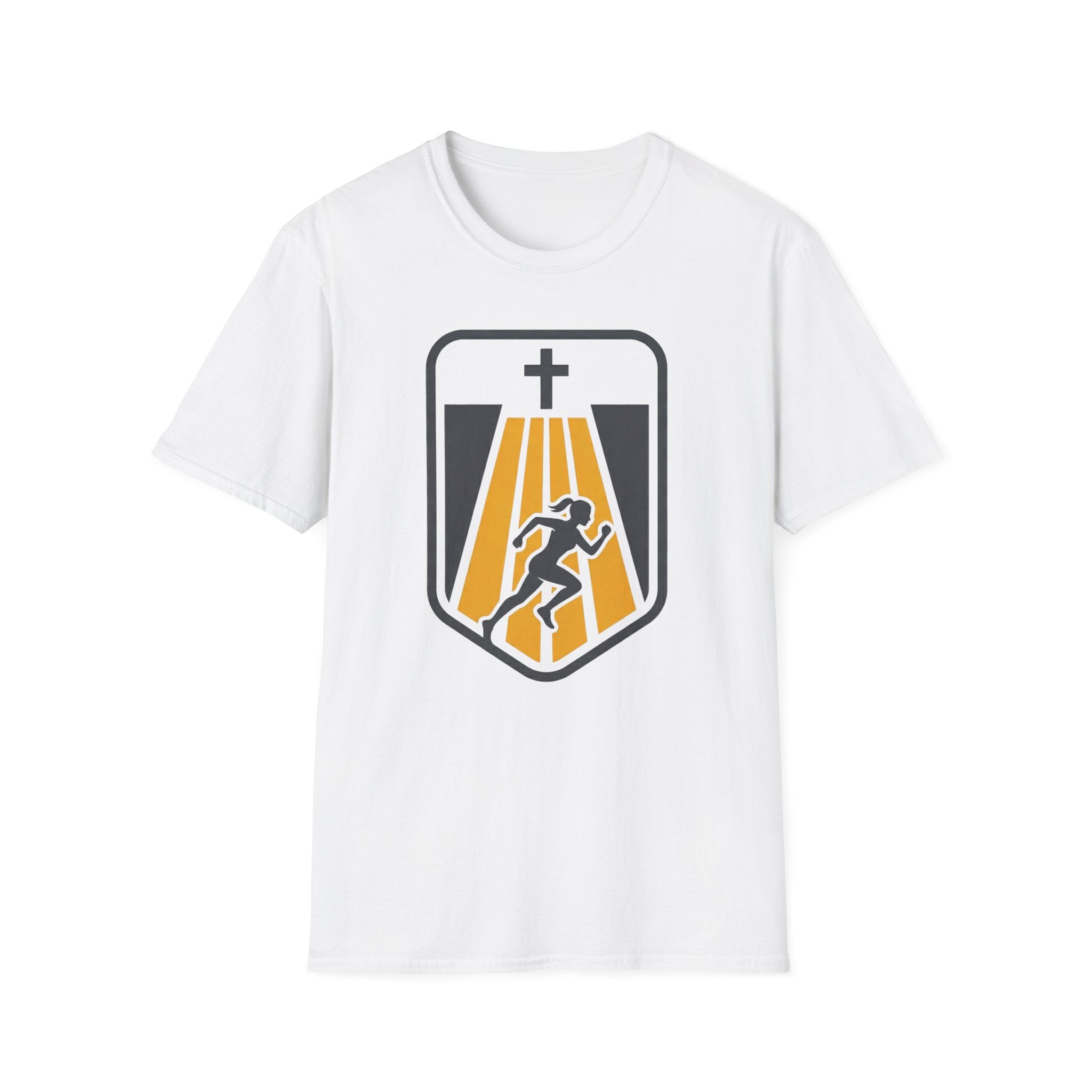Faithful Start Christian Runner T-Shirt (Female)