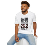 26.2 Faith Fuels Performance Christian Runner T-Shirt