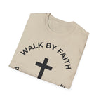 Walk by Faith - Run with Purpose Christian Runner T-Shirt