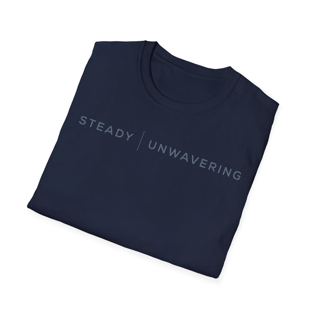 Steady Unwavering Christian Runner T-Shirt