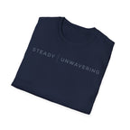 Steady Unwavering Christian Runner T-Shirt