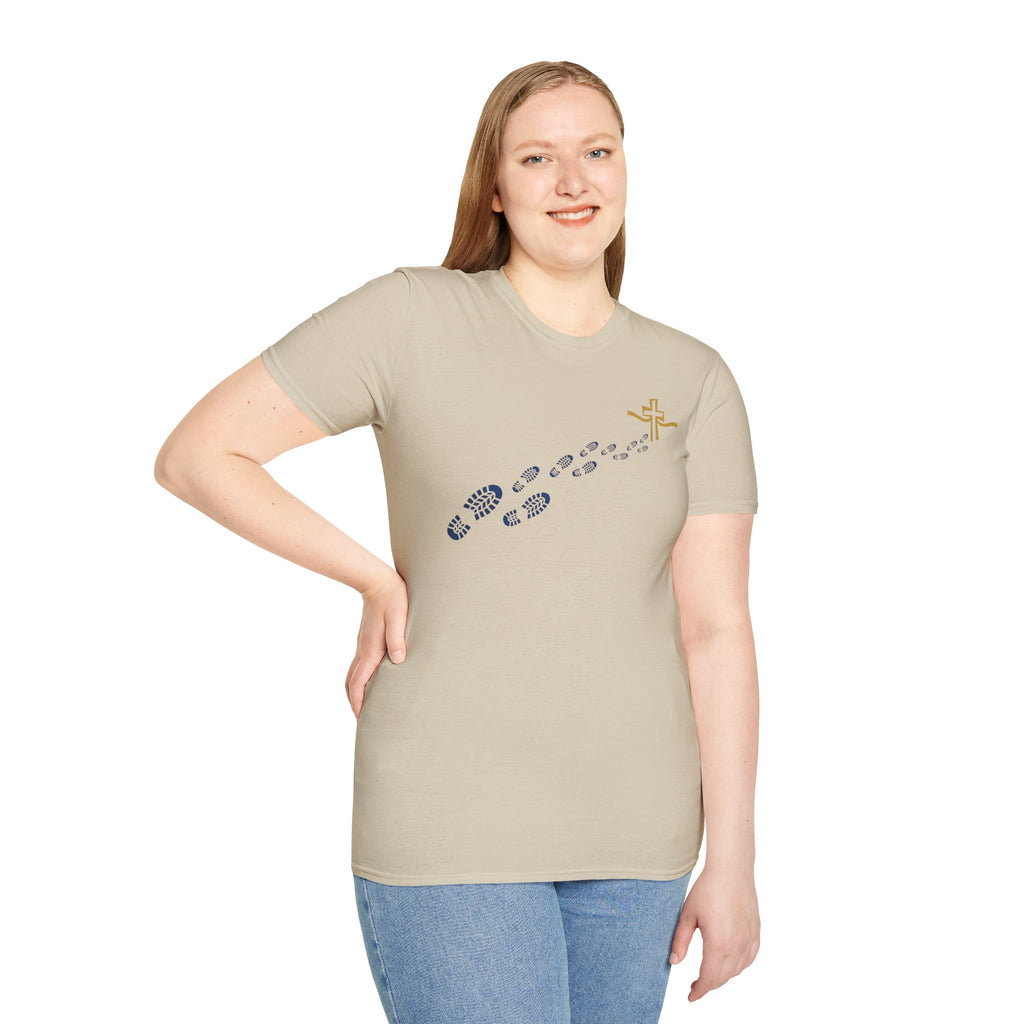 Follow Him Christian Runner T-Shirt