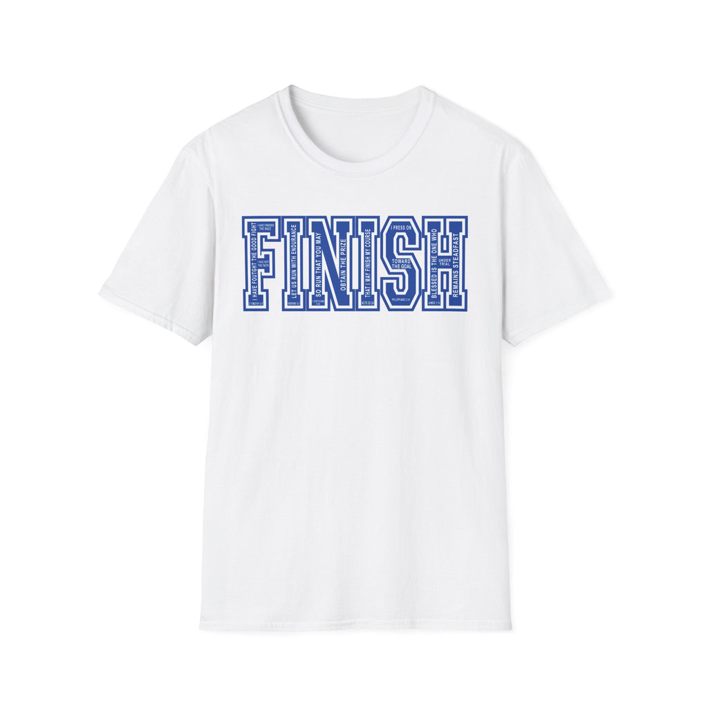 FINISH Christian Runner T-Shirt (Cobalt Blue)