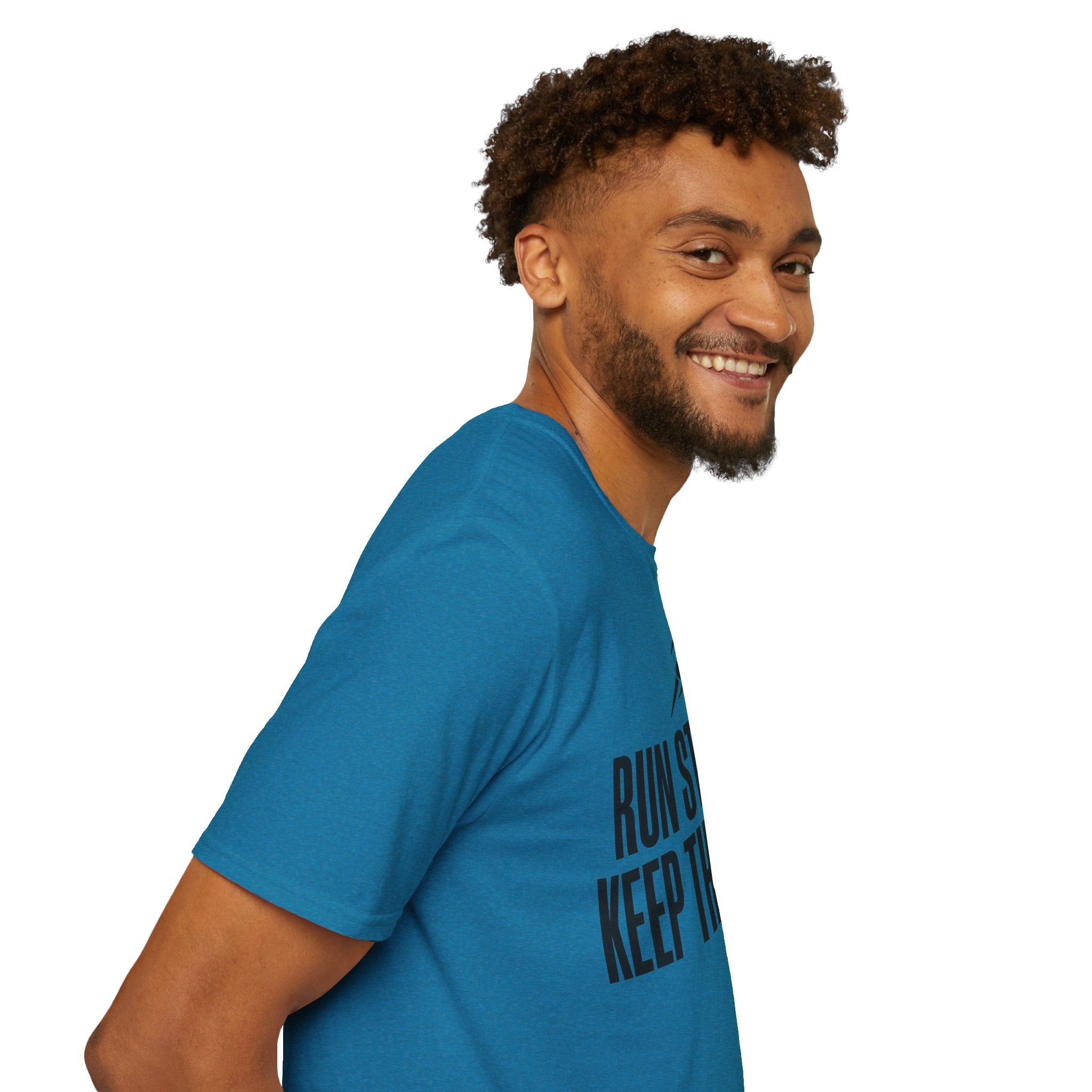 Run Strong - Keep the Faith Christian Runner T-Shirt