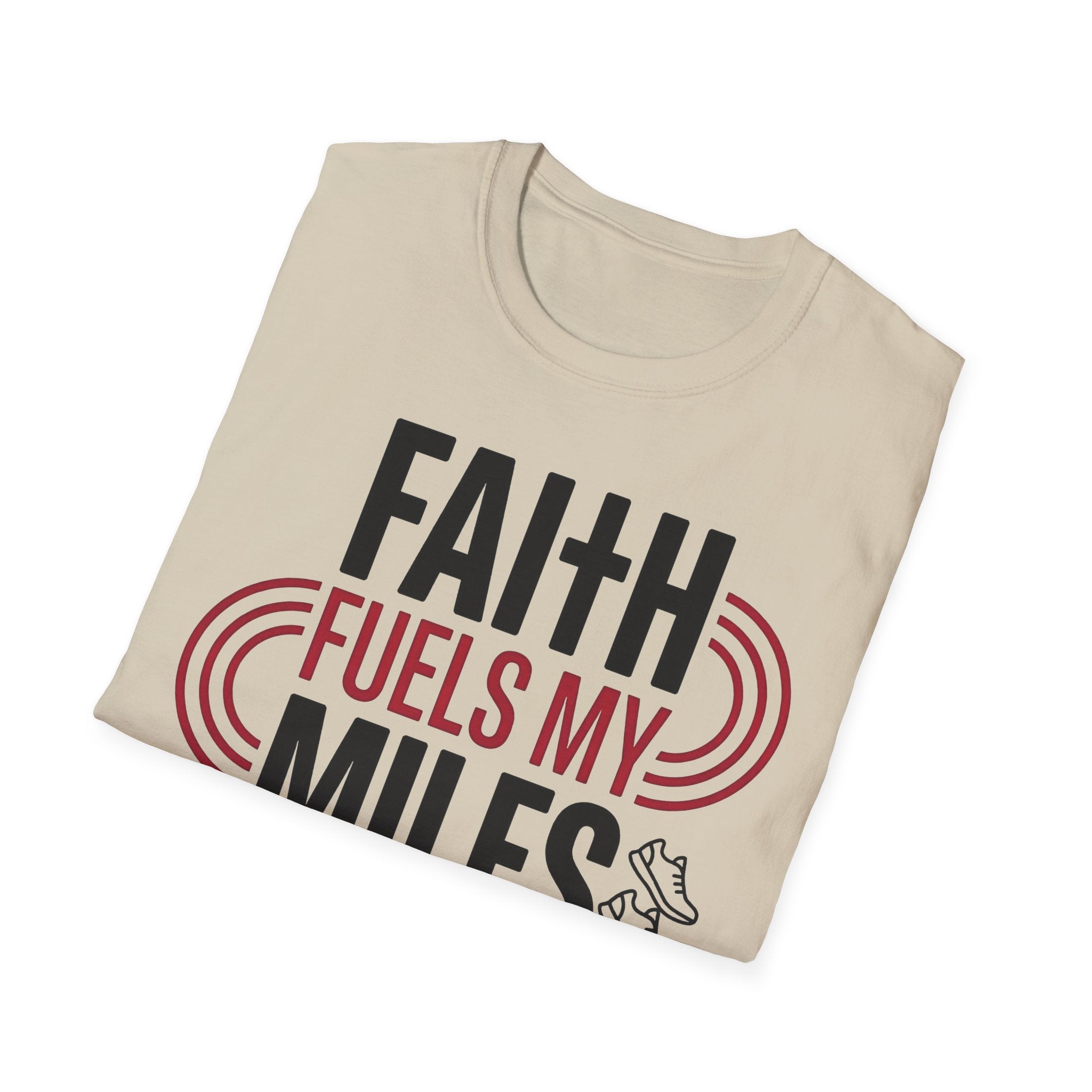 Faith Fuels My Miles Christian Runner T-Shirt