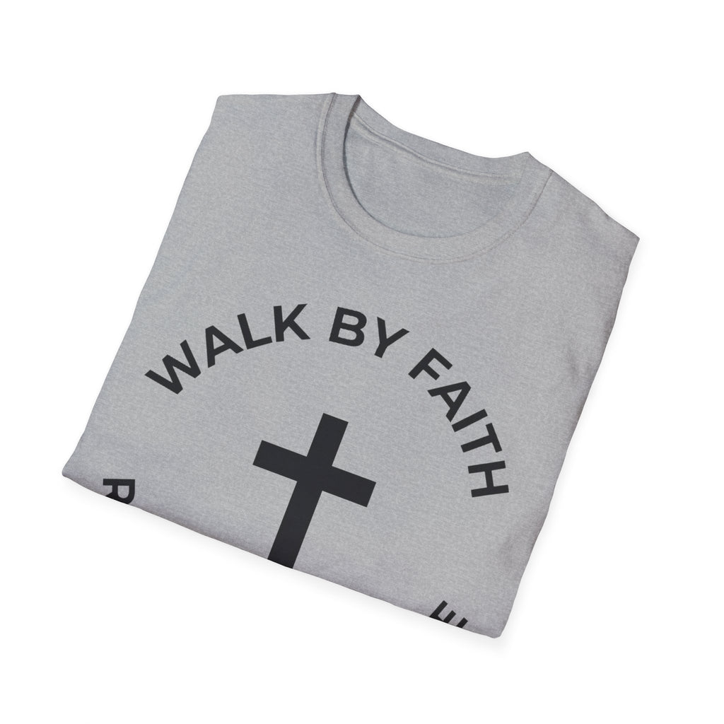Walk by Faith - Run with Purpose Christian Runner T-Shirt