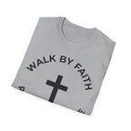 Walk by Faith - Run with Purpose Christian Runner T-Shirt