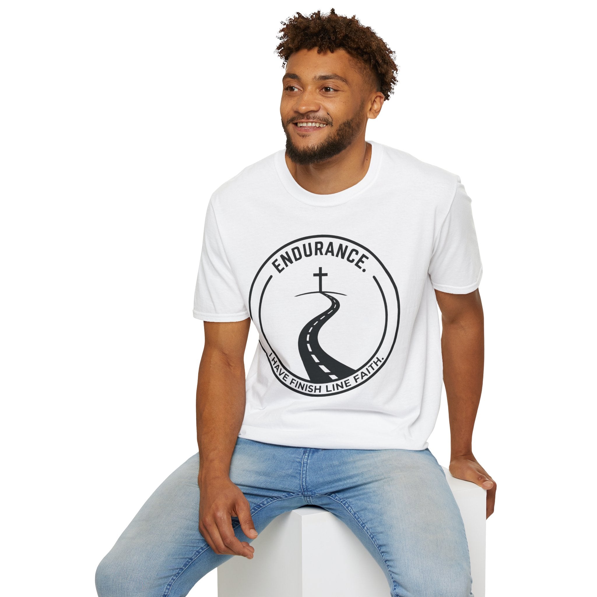 Endurance - I Have Finish Line Faith Christian Runner T-Shirt