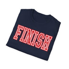 FINISH Christian Runner T-Shirt (Red)