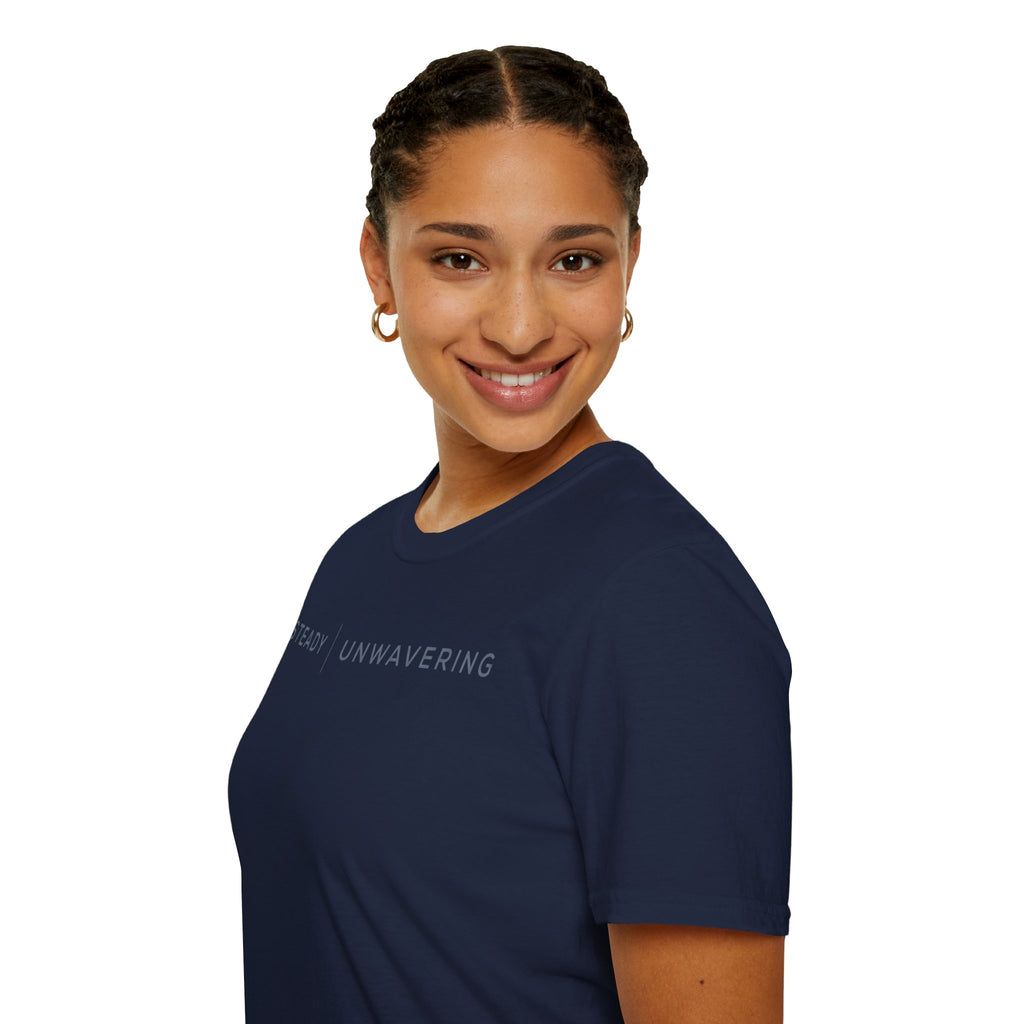 Steady Unwavering Christian Runner T-Shirt