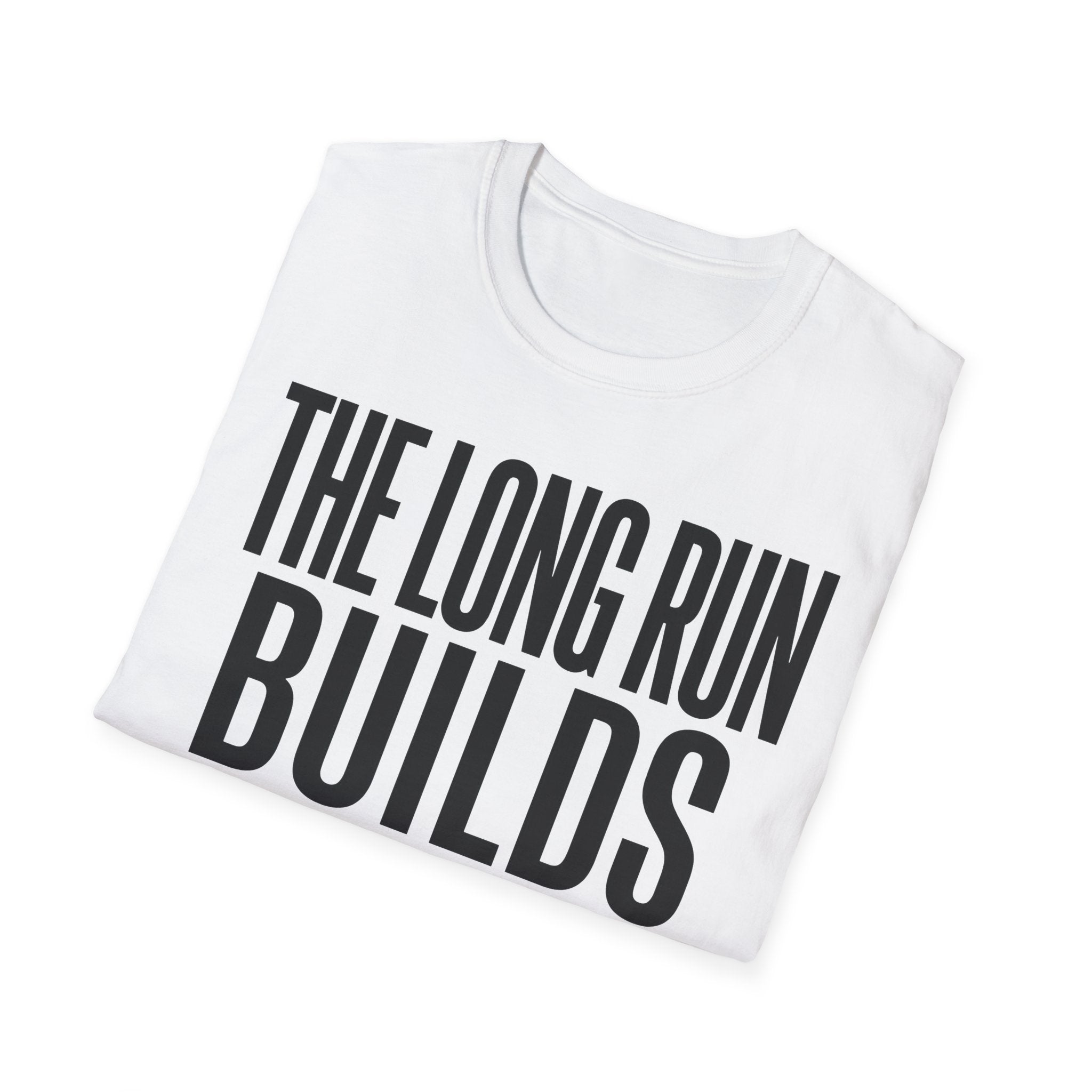 The Long Run Builds Faith Christian Runner T-Shirt