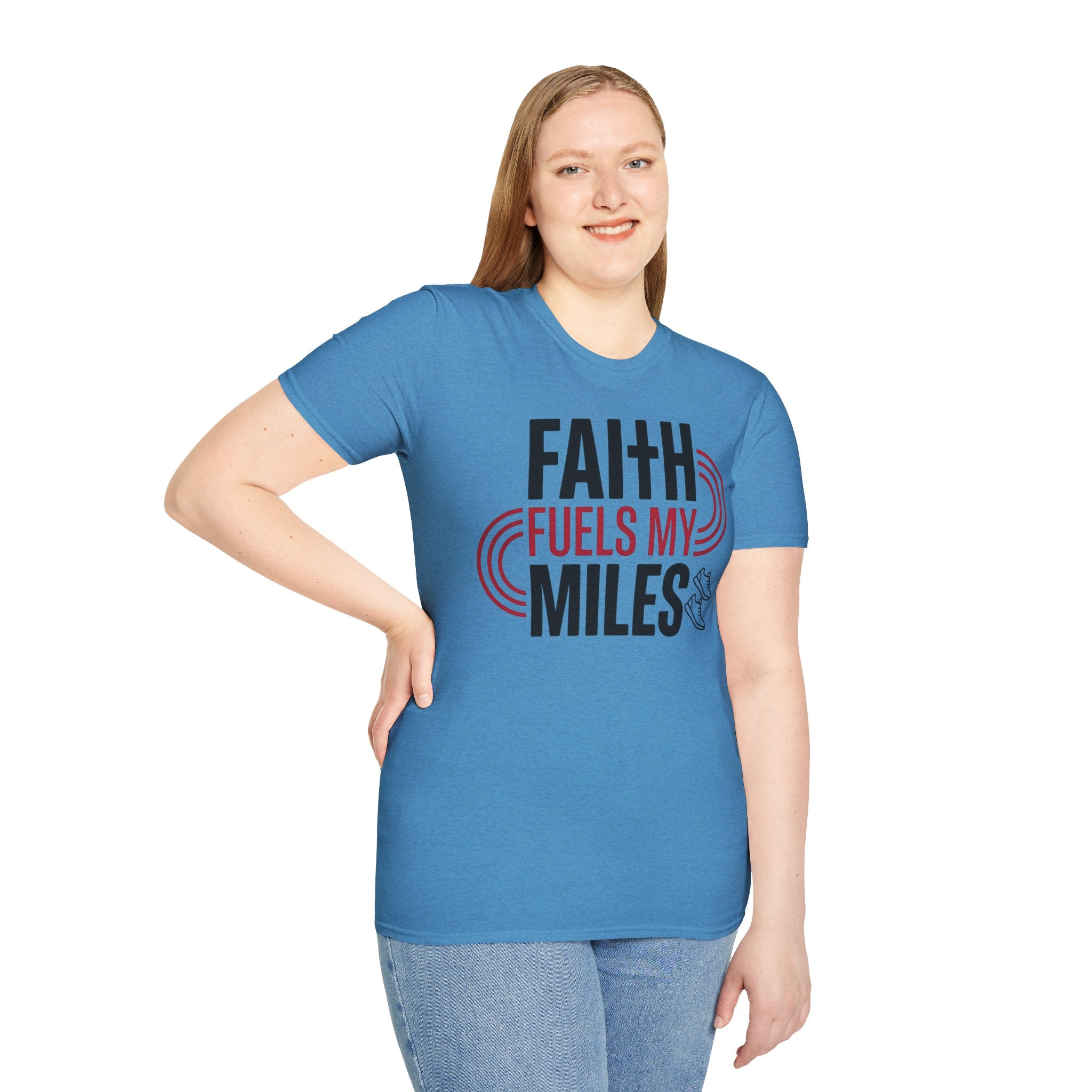 Faith Fuels My Miles Christian Runner T-Shirt