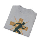 Cross Running Man Christian Runner T-Shirt