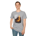Lamp Unto My Feet - Light Unto My Path Christian Runner T-Shirt (Male)