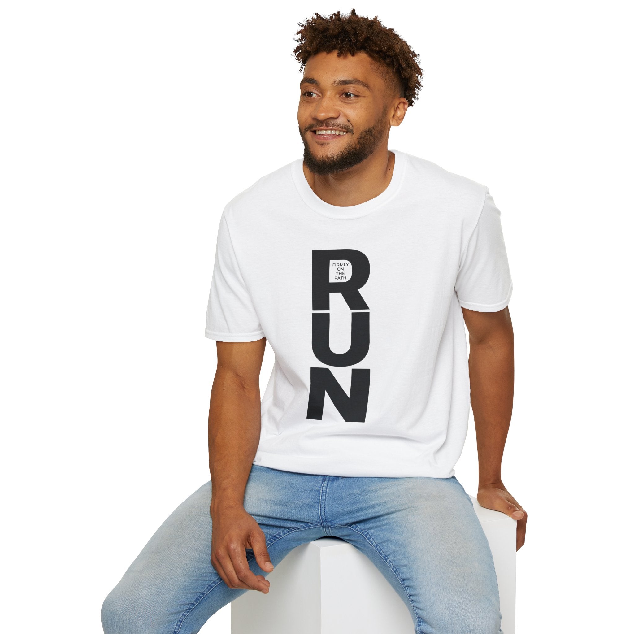 Run Firmly on the Path Christian Runner T-Shirt
