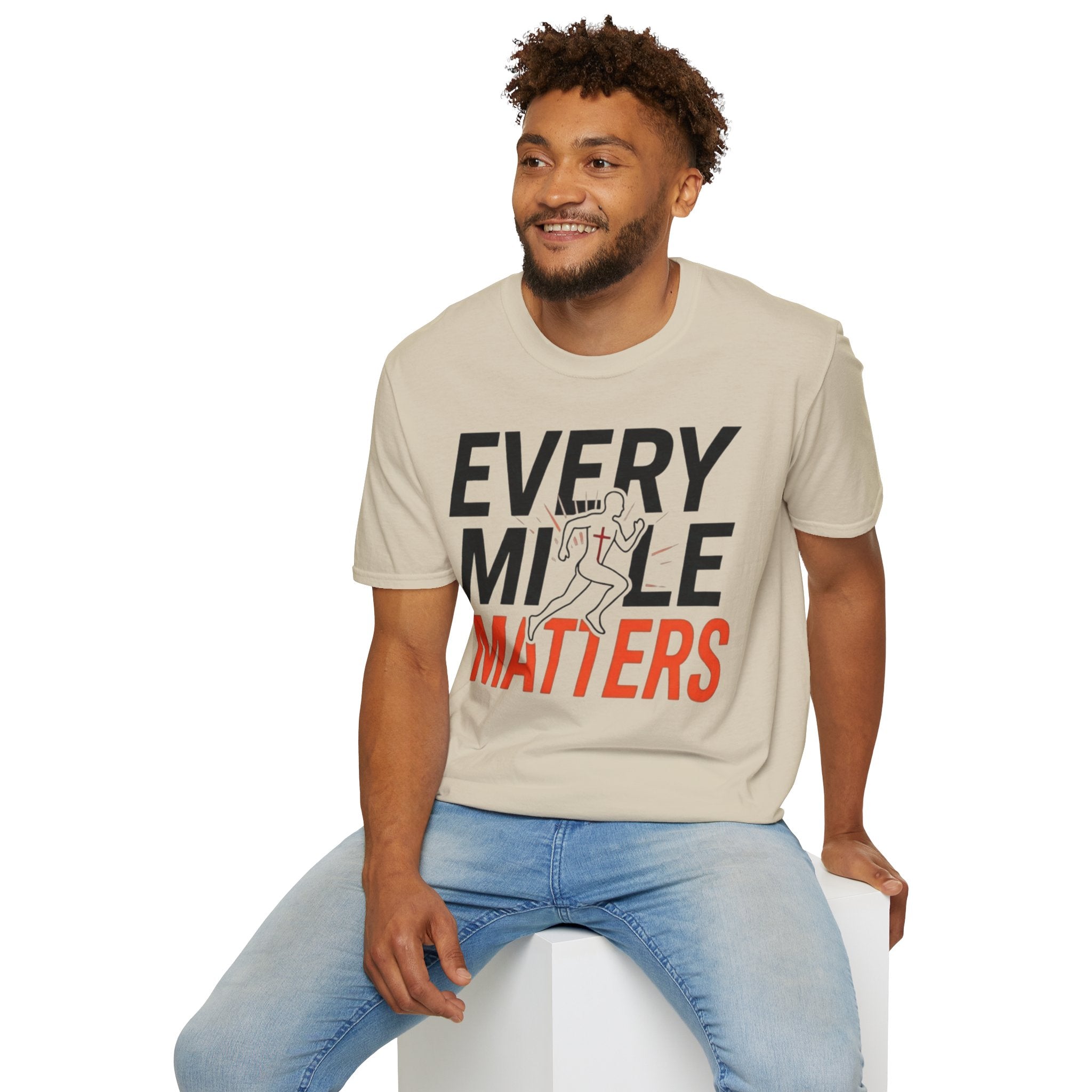 Every Mile Matters Christian Runner T-Shirt (Male)