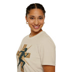 Cross Running Girl Christian Runner T-Shirt