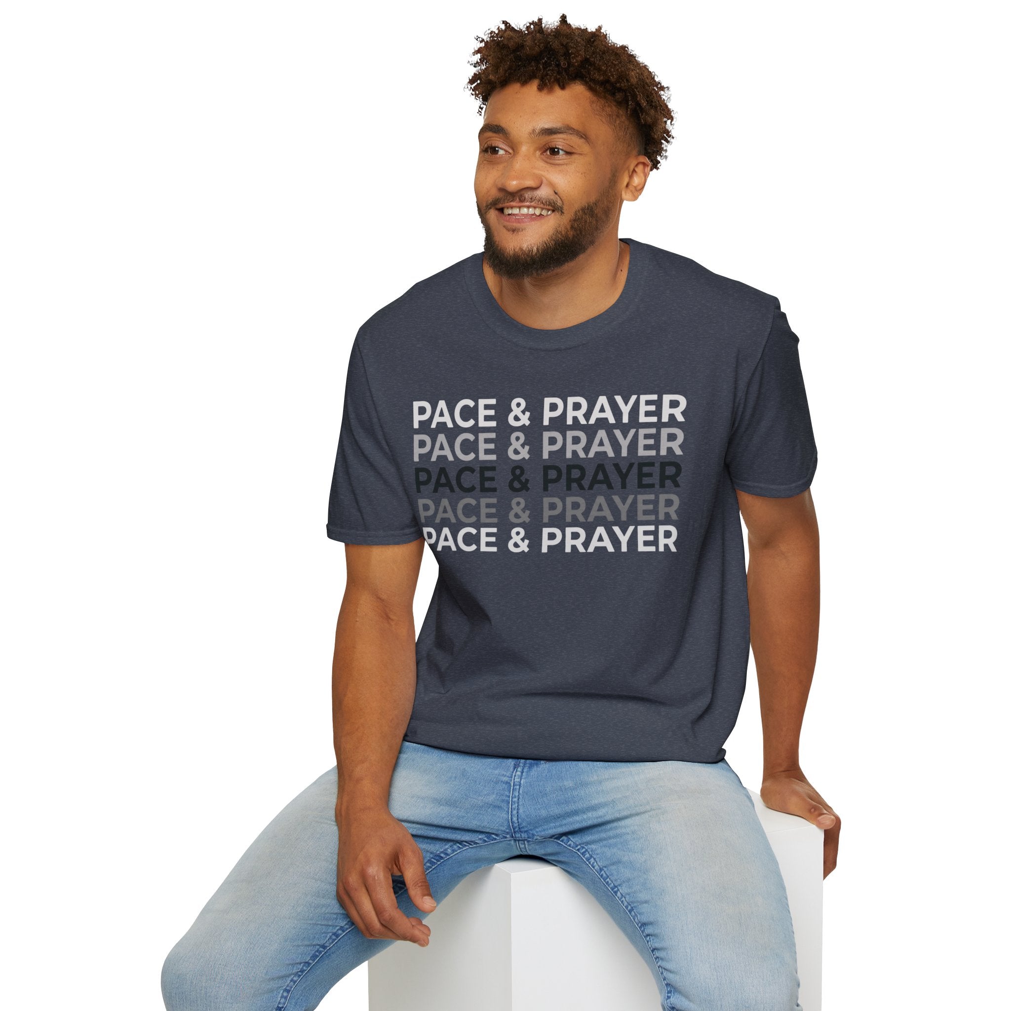 Pace & Prayer Christian Runner T-Shirt