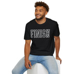 FINISH Running Christian Runner T-Shirt (Black)